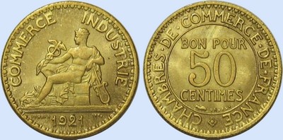 50 Centimes CHAMBRES DE COMMERCE